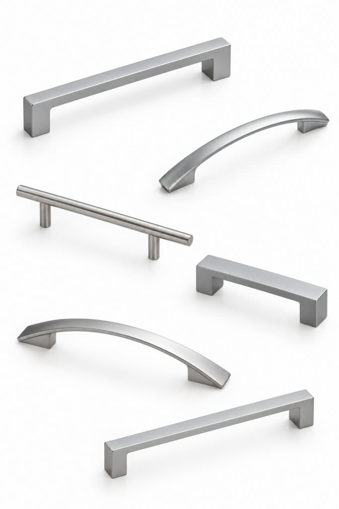 Colección de Tiradores Metálicos Minimalistas